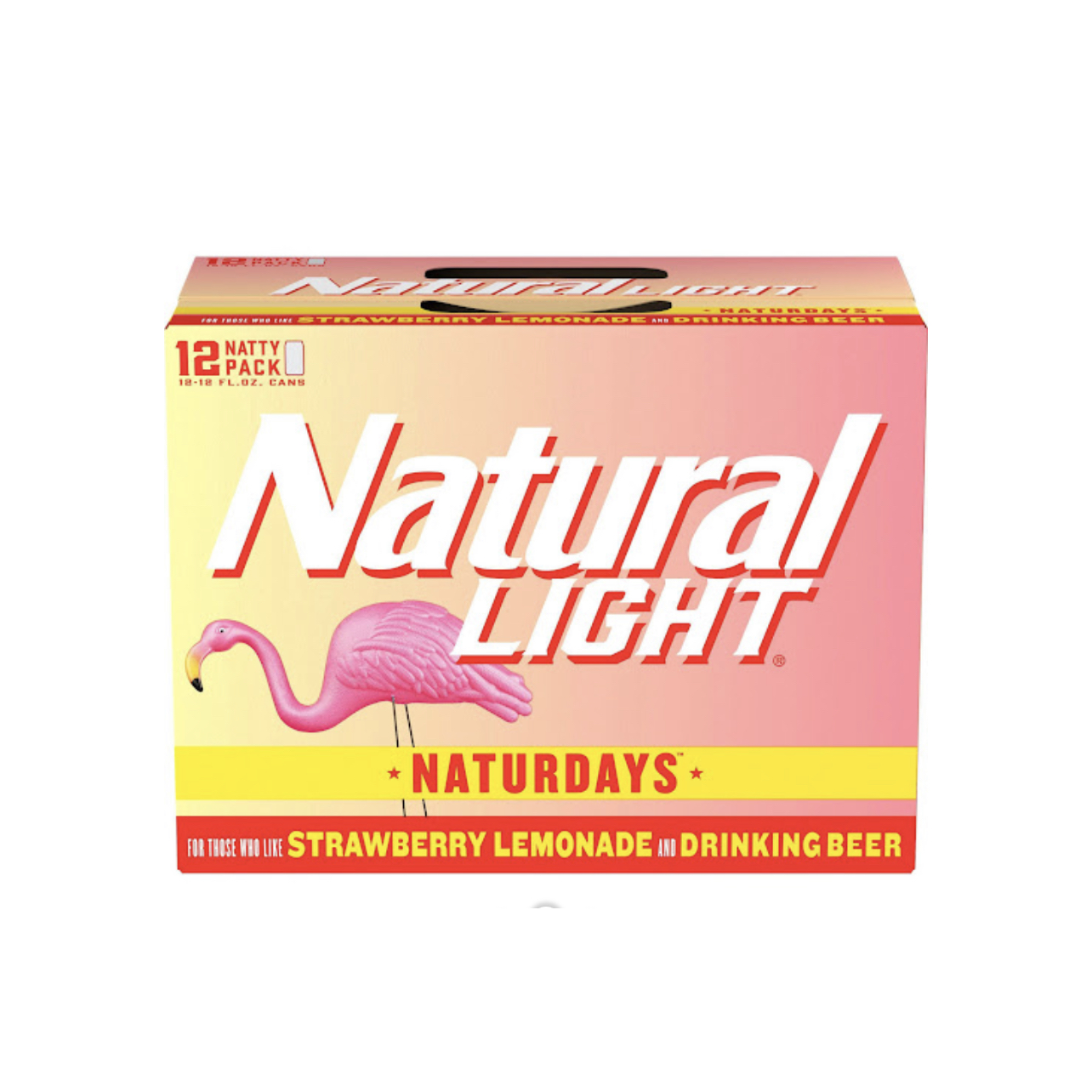 Natural Light Straw Lemonade 12pk Can