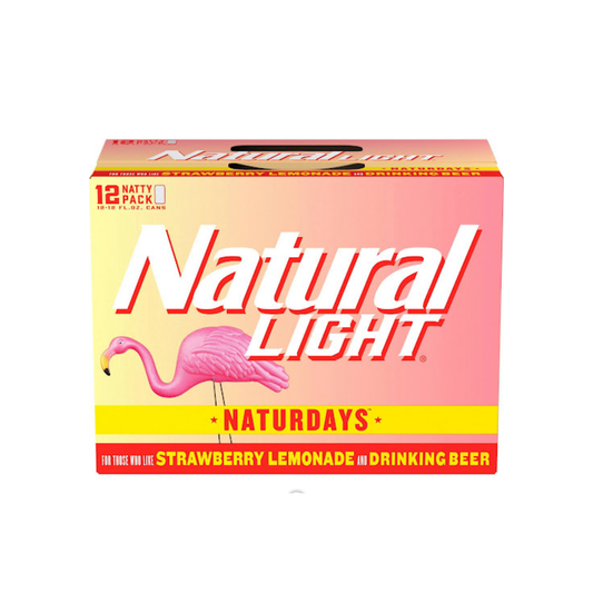 Natural Light Straw Lemonade 12pk Can